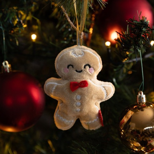 λούτρινο Χριστουγεννιάτικο στολίδι Legami plush christmas decoration - Ginger Bread ohrnaments SSD0003 8052694045333