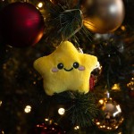 Legami Plush Christmas Decoration - Star - Oh-oh-ohrnaments star SSD0001 8052694045319