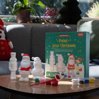 Legami Christmas Figurine Decorating Kit - Paint Your Christmas PSE0001 8052694045302