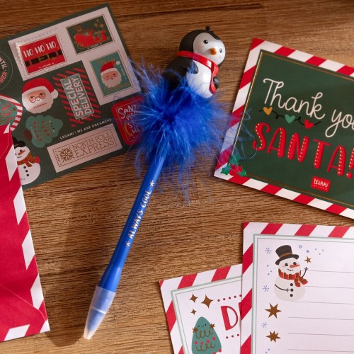 Legami Light-up Ballpoint Pen - Penguin - Writing is Magic penguin PEP0001 8052694044893