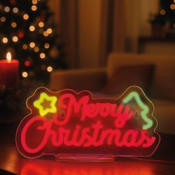 Legami Neon Effect Led Lamp - Merry Xmas - Its a Sign merry xmas NEL0004 8052694045128