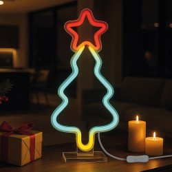 Legami Neon-effect LED Lamp - Xmas Tree - Its a Sign xmas tree NEL0001 8052694020071