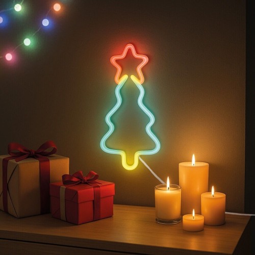 Legami Neon-effect LED Lamp - Xmas Tree - Its a Sign xmas tree NEL0001 8052694020071