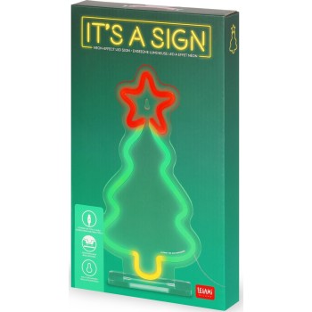 LegAmi Χριστουγεννιάτικο Διακοσμητικό Με φως - neon-effect LED Sign - its A Sign xmAs Tree Χριστουγεννιάτικο Δέντρο NEL0001 8052