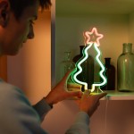 Legami Neon-effect LED Lamp - Xmas Tree - Its a Sign xmas tree NEL0001 8052694020071