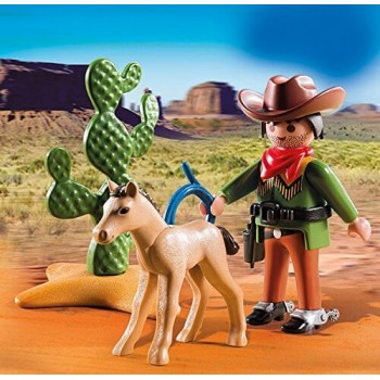 Playmobil Cowboy Με Πουλάρι 5373 4008789053732