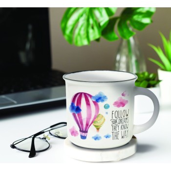 Legami Porcelain Mug - Hot Air Balloon - Cup-puccino air balloon CUP0042 8052461962863