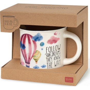 Legami Porcelain Mug - Hot Air Balloon - Cup-puccino air balloon CUP0042 8052461962863