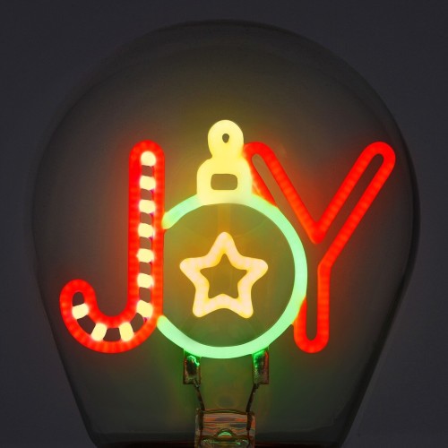 Legami Decorative Lightbulb-shaped Table Lamp - Joy - Bulb Fiction joy CLB0019 8052694045159