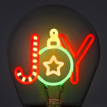 Legami Decorative Lightbulb-shaped Table Lamp - Joy - Bulb Fiction joy CLB0019 8052694045159