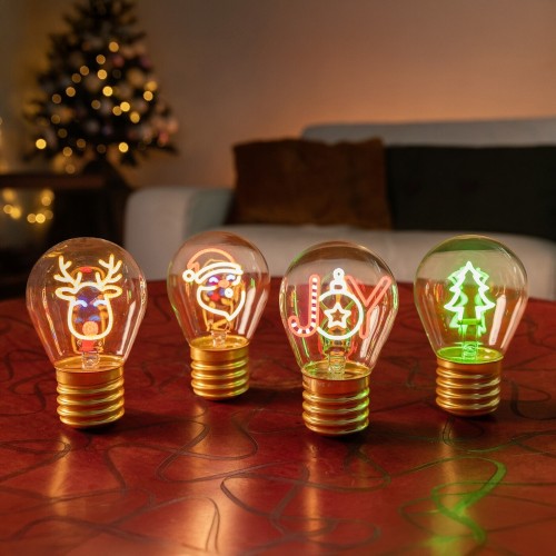 Legami Decorative Lightbulb-shaped Table Lamp - Joy - Bulb Fiction joy CLB0019 8052694045159