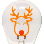 Legami Decorative Christmas Lightbulb-shaped Table Lamp - Reindeer - Bulb Fiction  CLB0002 8052694020040