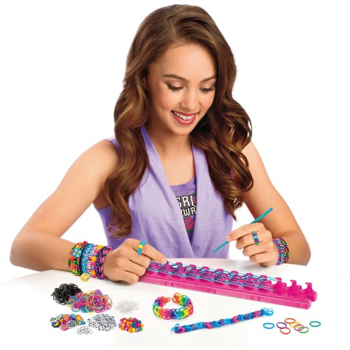Lexibook cra-z-art  and roll stretch jewelry loom bracelet, ring and necklace making kit ages 8+, 1+ players 35.CRLOOM6 33807431