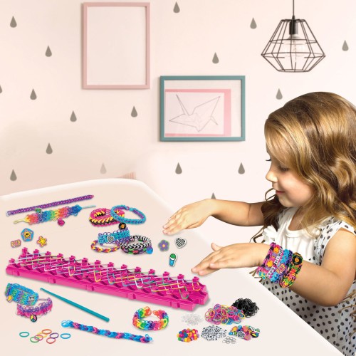 Lexibook cra-z-art  and roll stretch jewelry loom bracelet, ring and necklace making kit ages 8+, 1+ players 35.CRLOOM6 33807431