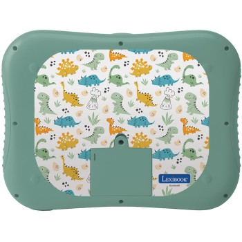 Lexibook Educational Bilingual Tablet – Dinosaurs 3+ Years Bilingual Educational Tablet With Sounds, Words, Quizzes and Music in