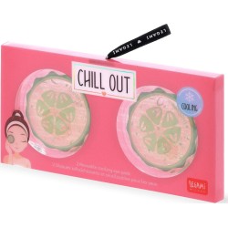 Legami Cucumber Reusable Cooling Eye Pads - Chill Out cucumber EYP0002 / EYPKIT2 8052461965963