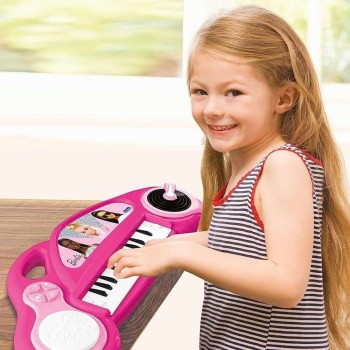 Lexibook Electronic Harmonium With Lights And Microphone Barbie 25.K704BB 3380743102597