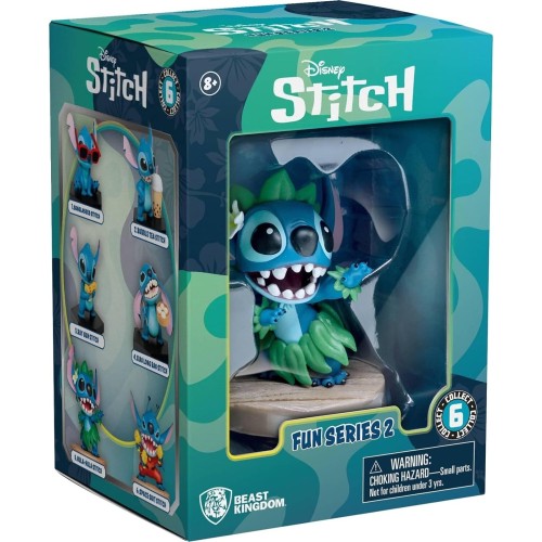 YuMe Disney Stitch stitch hero box window box fun series 2 - stitch hula-hula TOY-0238 4895217558583