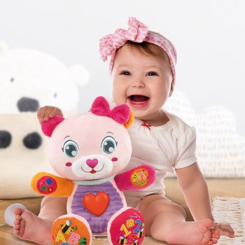As company Baby Clementoni Interactive Teddy Bear Nena(63429) (Speaks Greek) 1000-63429 8005125634293