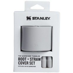 Stanley 1913 quencher boot and straw  set | 0.89l and 0.59l Color: Ash 12478-066 1210001906037