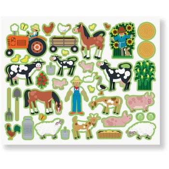 Melissa and Doug Melissa & Doug επαναχρησιμοποιούμενα αυτοκόλλητα - 3 σχεδια 6075360 681147006386