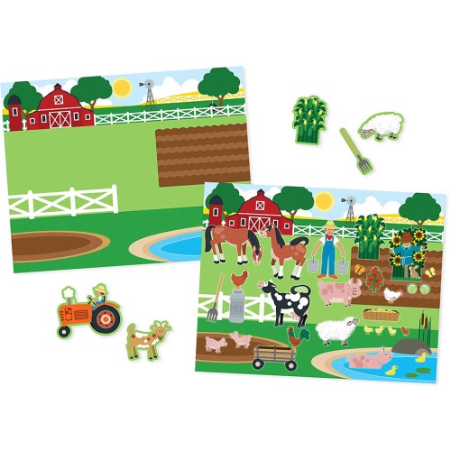 Melissa and Doug Melissa & Doug επαναχρησιμοποιούμενα αυτοκόλλητα - 3 σχεδια 6075360 681147006386