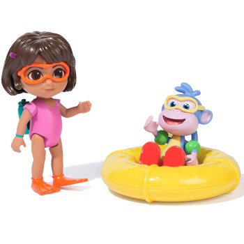Spin Master Dora the Explorer Dora Figures set of 3 - 3 Designs 6071566 681147043381