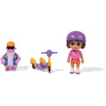 Spin Master Dora the Explorer Dora Figures set of 3 - 3 Designs 6071566 681147043381