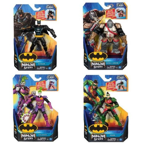 Spin Master DC The Batman Batman Ninja Strike Φιγούρες με Κίνηση μάχης 15 εκ. - 4 σχέδια 6072755 681147063426