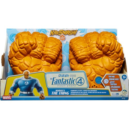 Hasbro Marvel Avengers Marvel Studios The Fantastic Four: First Steps Marvels The Thing Clobberin FX Fists Role-Play Toys, Orang