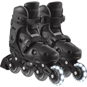 Globber Inline Skates Lights No 34-37 Black 785-120 4895224412670