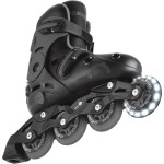 Globber Inline Skates Lights No 34-37 Black 785-120 4895224412670