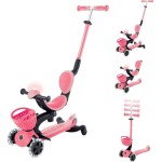 Globber Scooter Go.up Baby Lights 360 Coral Pink 844-210 4895224410720