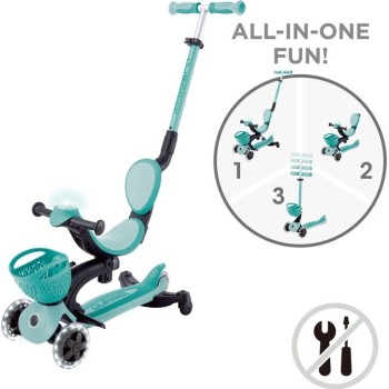 Globber Scooter Go.up Baby Lights 360 Mint 844-206 4895224410713