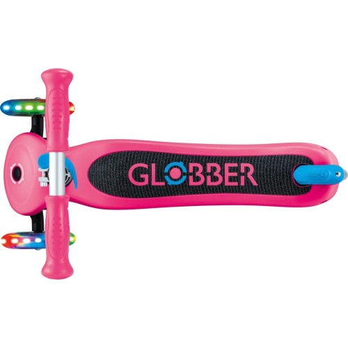 Globber Scooter Primo Lights V2 Fuchsia 423-610-4 4895224409557