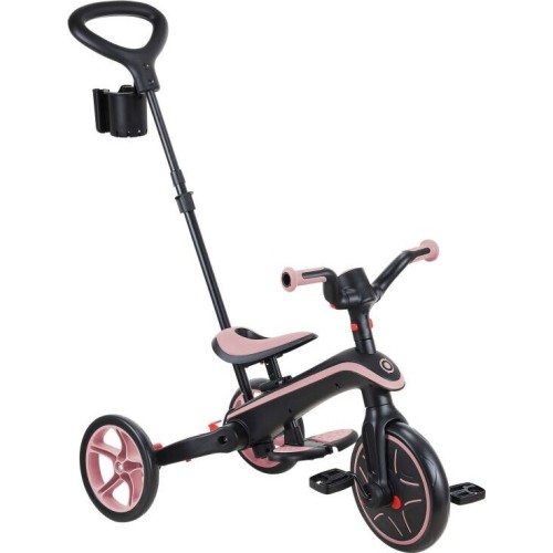 Globber Τρίκυκλο Trike Explorer Foldable 4 In 1 Pastel Pink 732-210 4895224408338