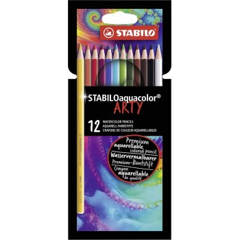 Stabilo Aquacolor Arty Ξυλομπογιές Σετ 12 Χρώματα - Συσκευασία Των 12 1612 4006381547185