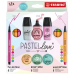 Σετ Μαρκαδόροι Stabilo Pastellove 18Τεμ (Mini 68, 88, Boss) 128077058 4006381590365