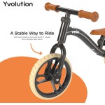 YVolution velo junior air 2021 ποδήλατο ισορροπίας - μαύρο 53.YT30K4 0810012240956