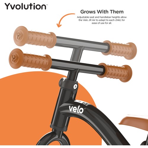 YVolution velo junior air 2021 ποδήλατο ισορροπίας - μαύρο 53.YT30K4 0810012240956