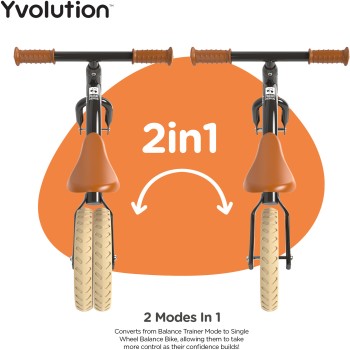 YVolution velo junior air 2021 ποδήλατο ισορροπίας - μαύρο 53.YT30K4 0810012240956