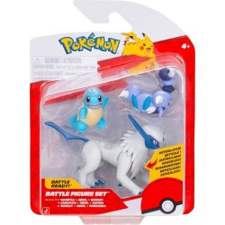 Jazwares Pokemon Battle Figures 3 Pcs. W25 (4 Designs) – Squirtle N.1, Skorupi, Absol  Pkw4096, JW095155-W26 191726756101