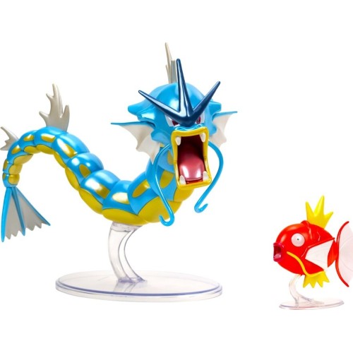 Pokemon Evolution Figures 2 Pcs. (magikarp, Gyarados) – Jazwares JW004277 191726761372