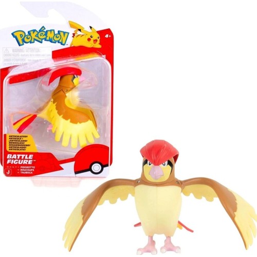 Pokemon Figures W22 (6 Designs) – Jazwares Pidgeotto, Pkw4536, JW095007-W22 191726829553