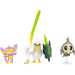 Jazwares Pokemon Φιγούρες Μάχης 3 Τεμ. W26 (4 Σχέδια) – Duskull With Stand, Aipom, & Sirfetch'd Pkw4093, JW095155-W25 1917267560