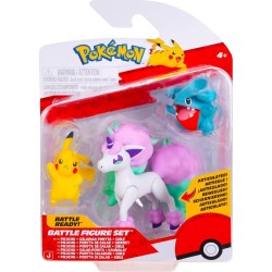 Pokemon Battle Figures 3 Pcs. W25 (4 Designs) – Jazwares Pkw4097, JW095155-W26 191726756118