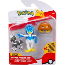 Pokemon Battle Figures 3 Pcs. W25 (4 Designs) – Jazwares Pkw4094, JW095155-W26 191726756088
