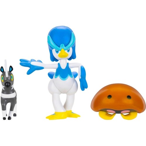 Pokemon Battle Figures 3 Pcs. W25 (4 Designs) – Jazwares Pkw4094, JW095155-W26 191726756088