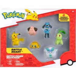 Pokemon Figures 6 Pcs Wave 10 – Jazwares JW002469-W10 191726756132