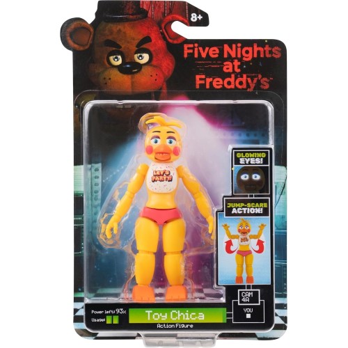 Jazwares Nights At Freddys Toy Chica - 5-Inch Articulated Figure With Jumpscare Feat JWFF0001 191726908333